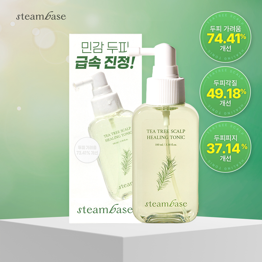 Steam Base Tea Tree Scalp Healing Tonic 100ml