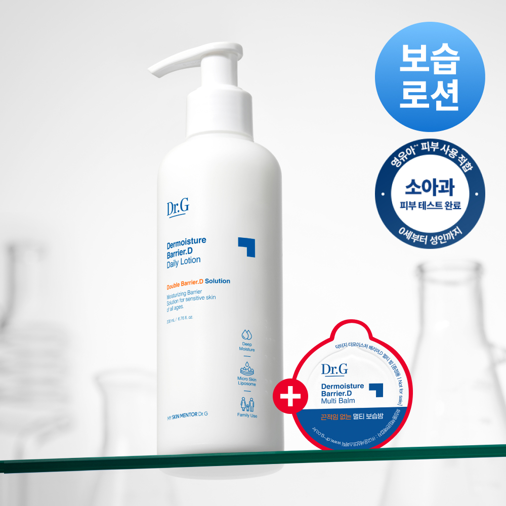 닥터지 더모이스처 배리어 D 로션 300ml 기획 (+멀티밤 1g)