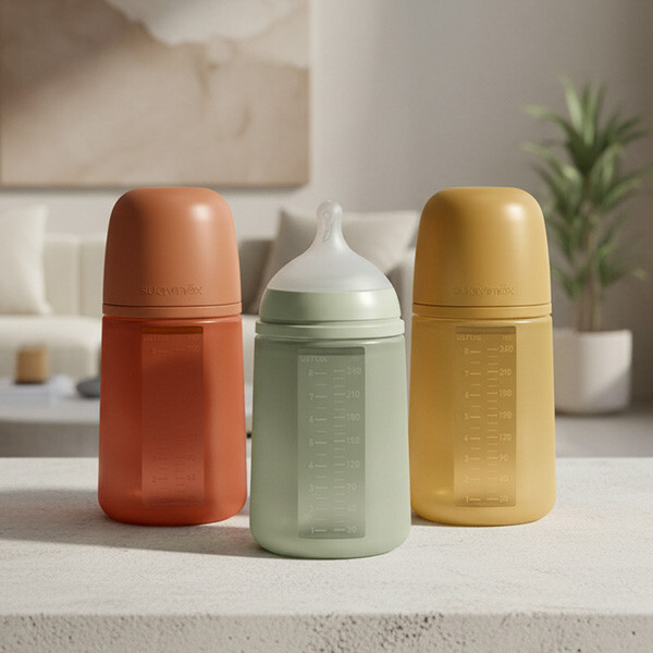 스와비넥스 컬러 에센스 모유촉감 실리콘 젖병 240ml