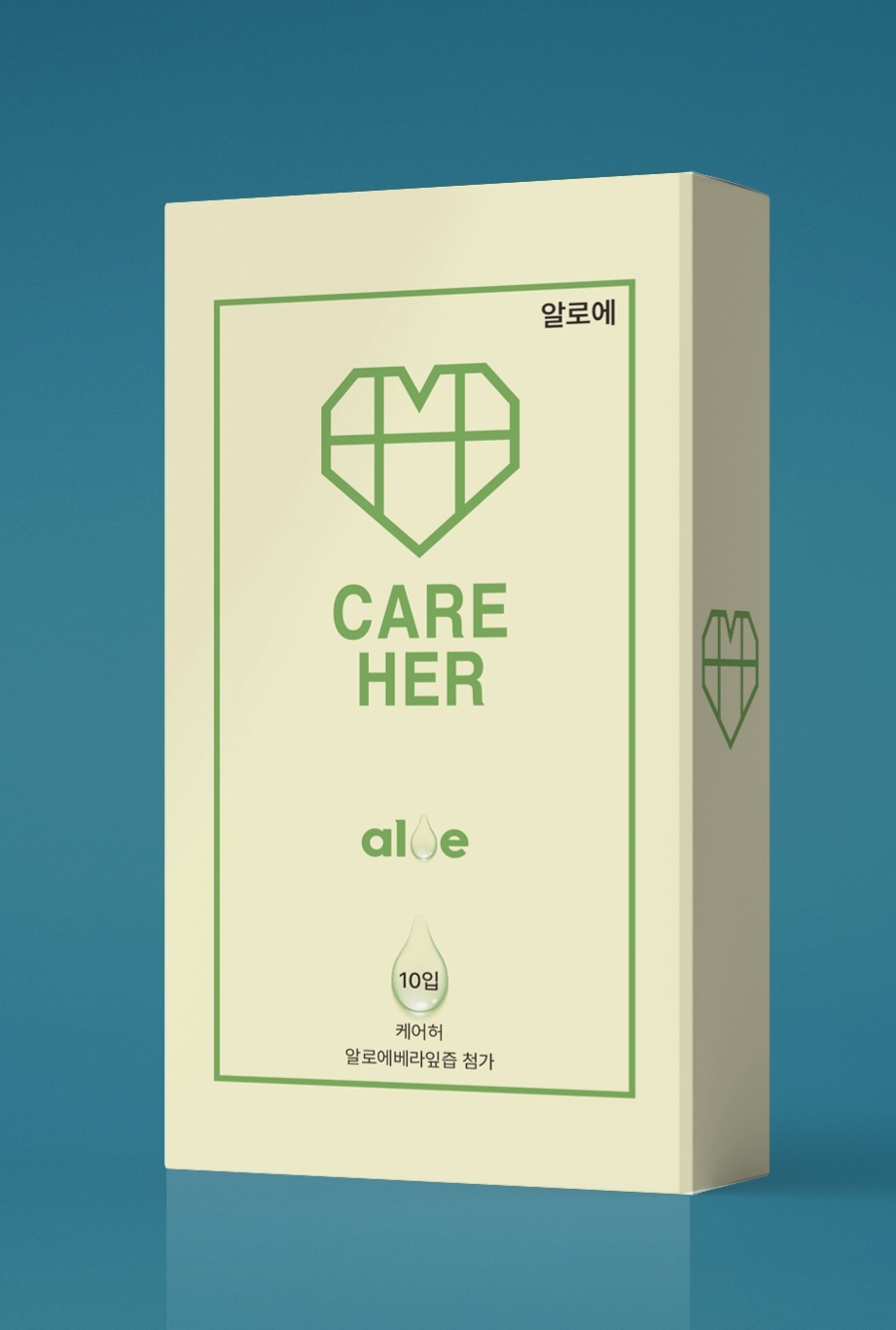 [의료기기] 케어허 알로에 10개입