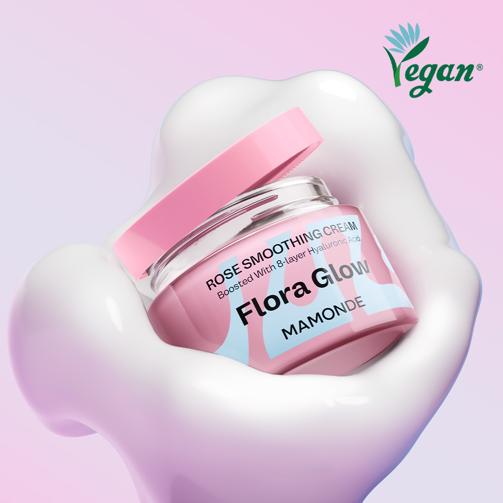 마몽드 플로라 글로우 로즈 스무딩 크림 50ml
