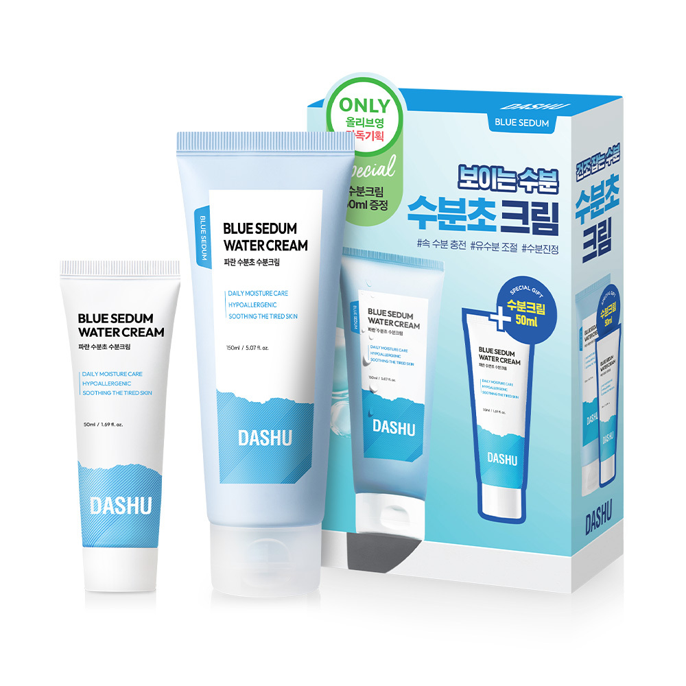 다슈 보이 파란 수분초 수분크림 150ml 기획 (+수분크림 50ml)