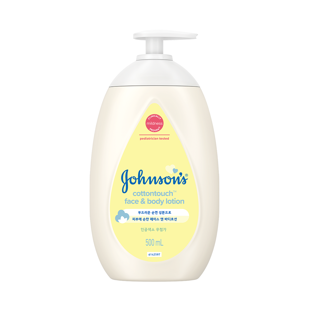 Johnson's Cotton Touch Face and Body Lotion 500ml