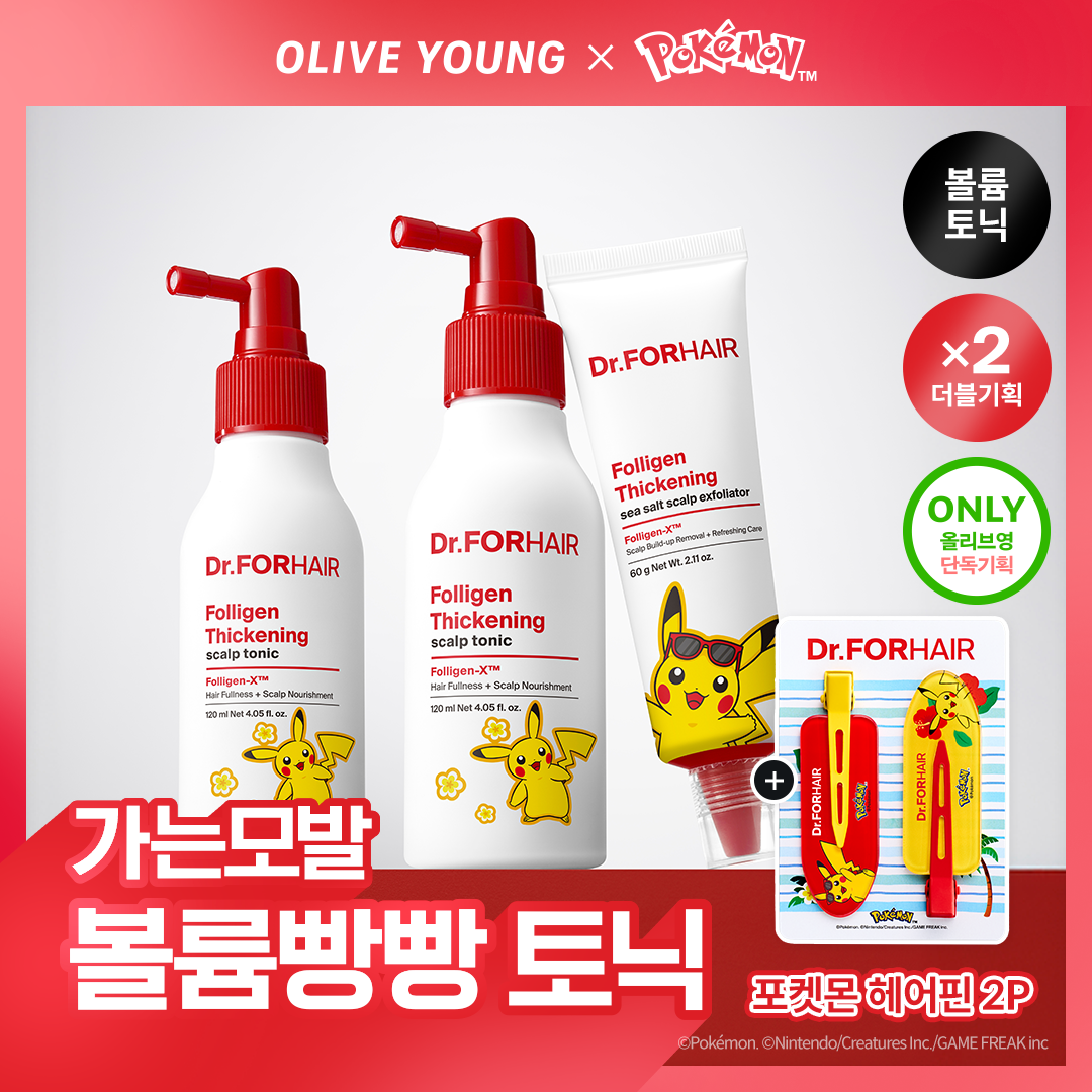 Dr. For Hair Hair Volume Enhancing Scalp Tonic 120ml+120ml Double Plan