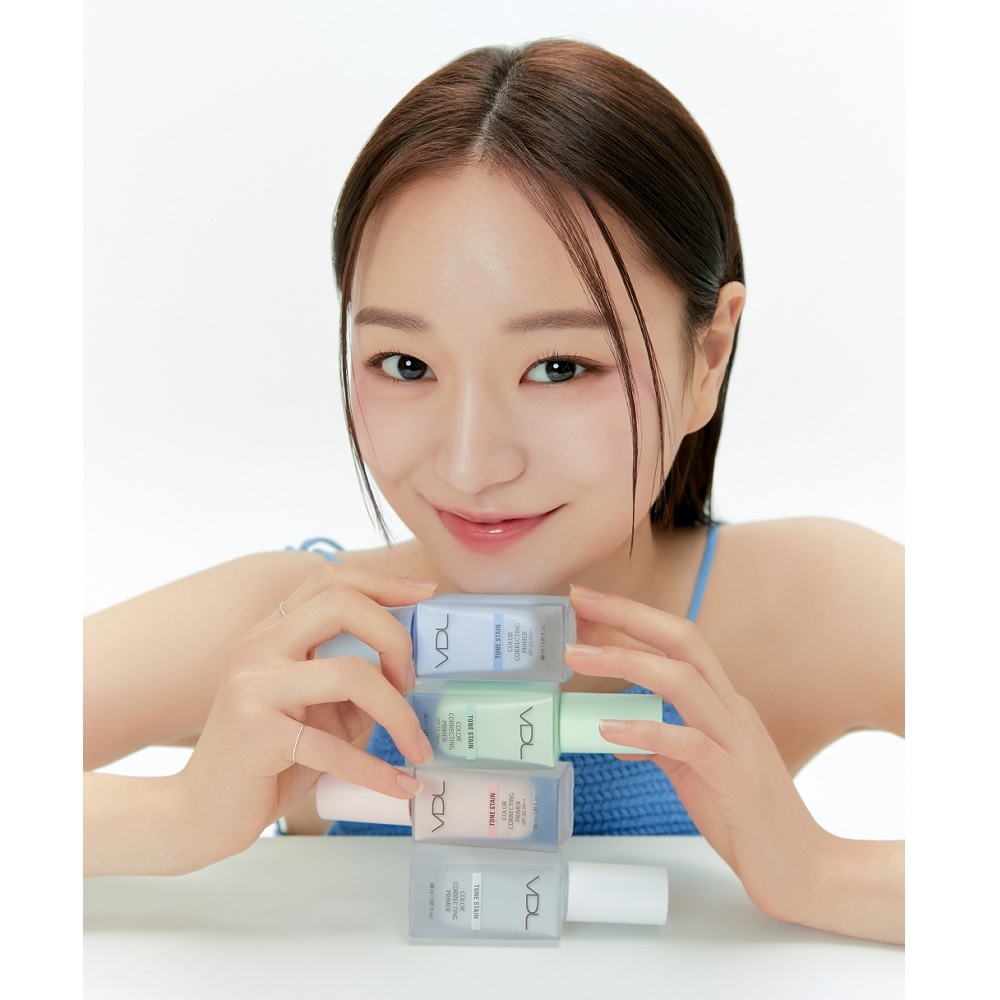 Olive Young 6月度官方精选/去黄调/粉扑2件赠送 VDL 色调 持色 颜色 校正 妆前乳 30ml