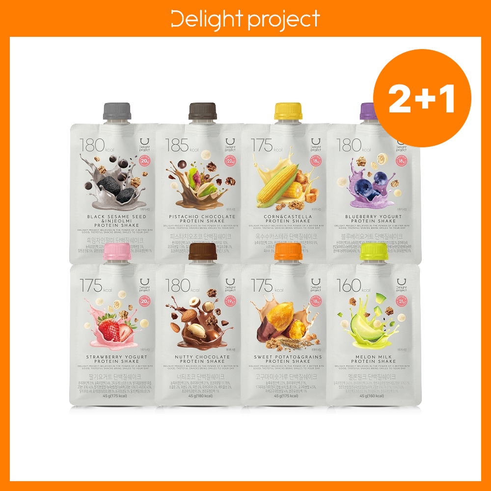 딜라이트 프로젝트 단백질쉐이크 45g 택1