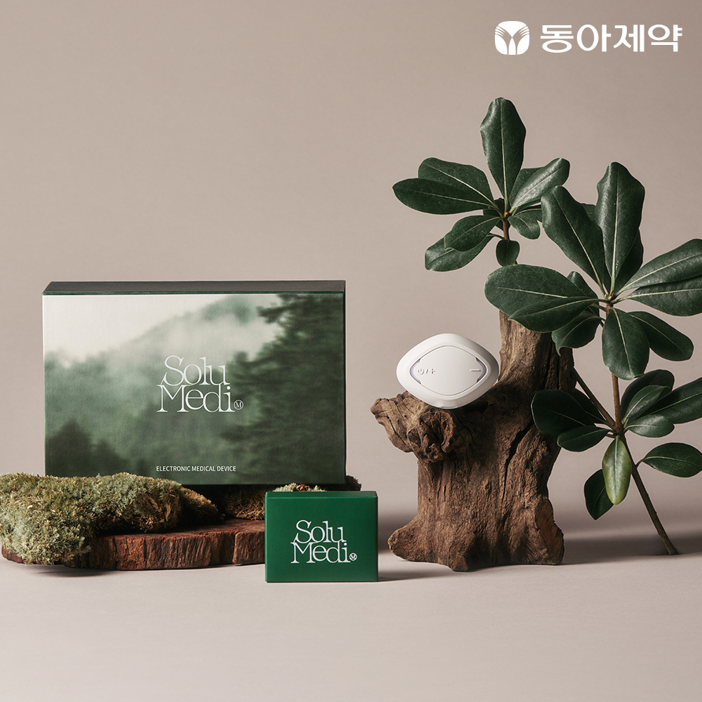 [의료기기]솔루메디-M 편두통 의료기기 세트/리필패치 5개입