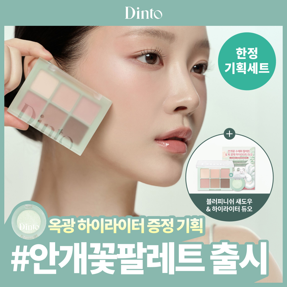 [NEW/옥하이라이터증정] 딘토 블러피니쉬 섀도우 9종 (단품/기획)