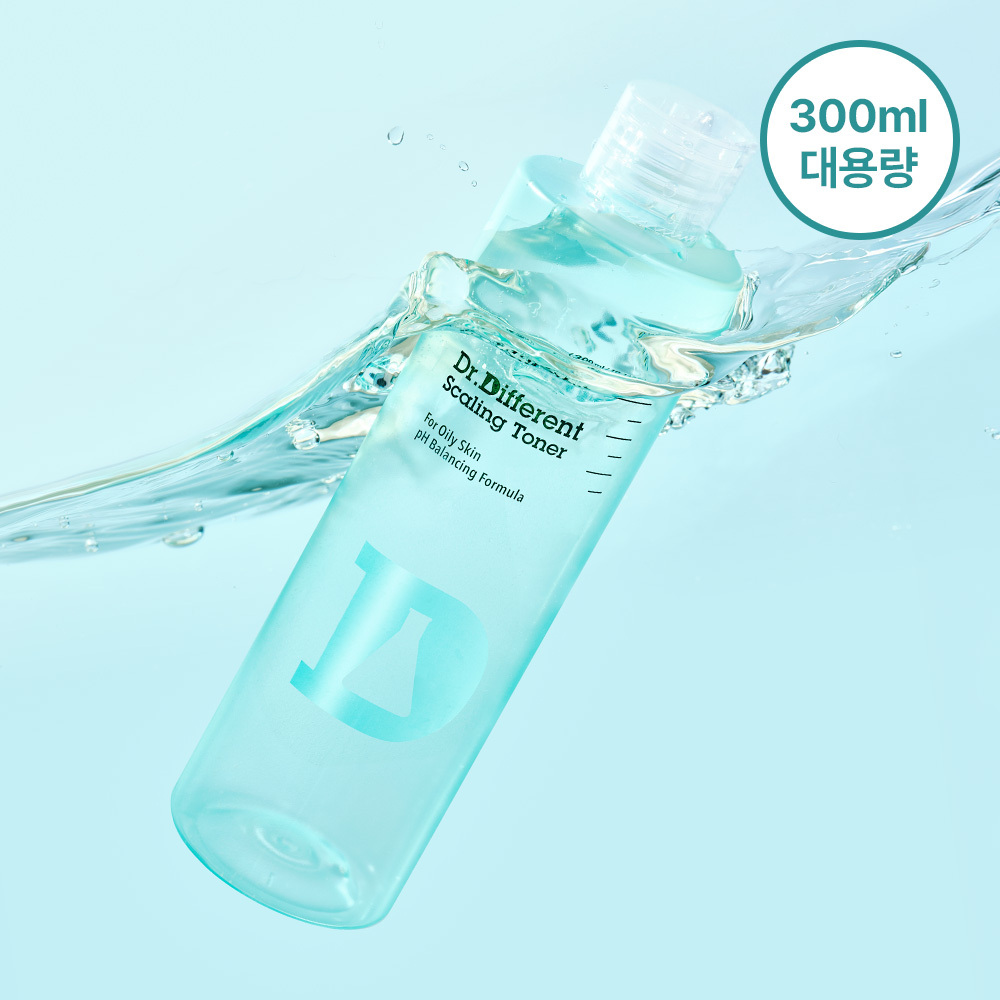 닥터디퍼런트 스케일링 토너 (지성용) 300ml (AD)