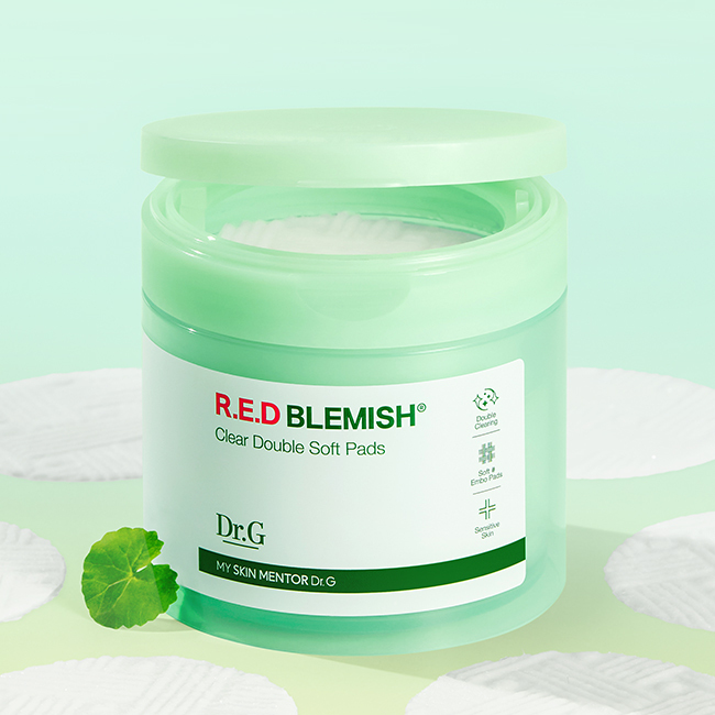 Dr.G Red Blemish Clear Double Grain Pad 60 sheets