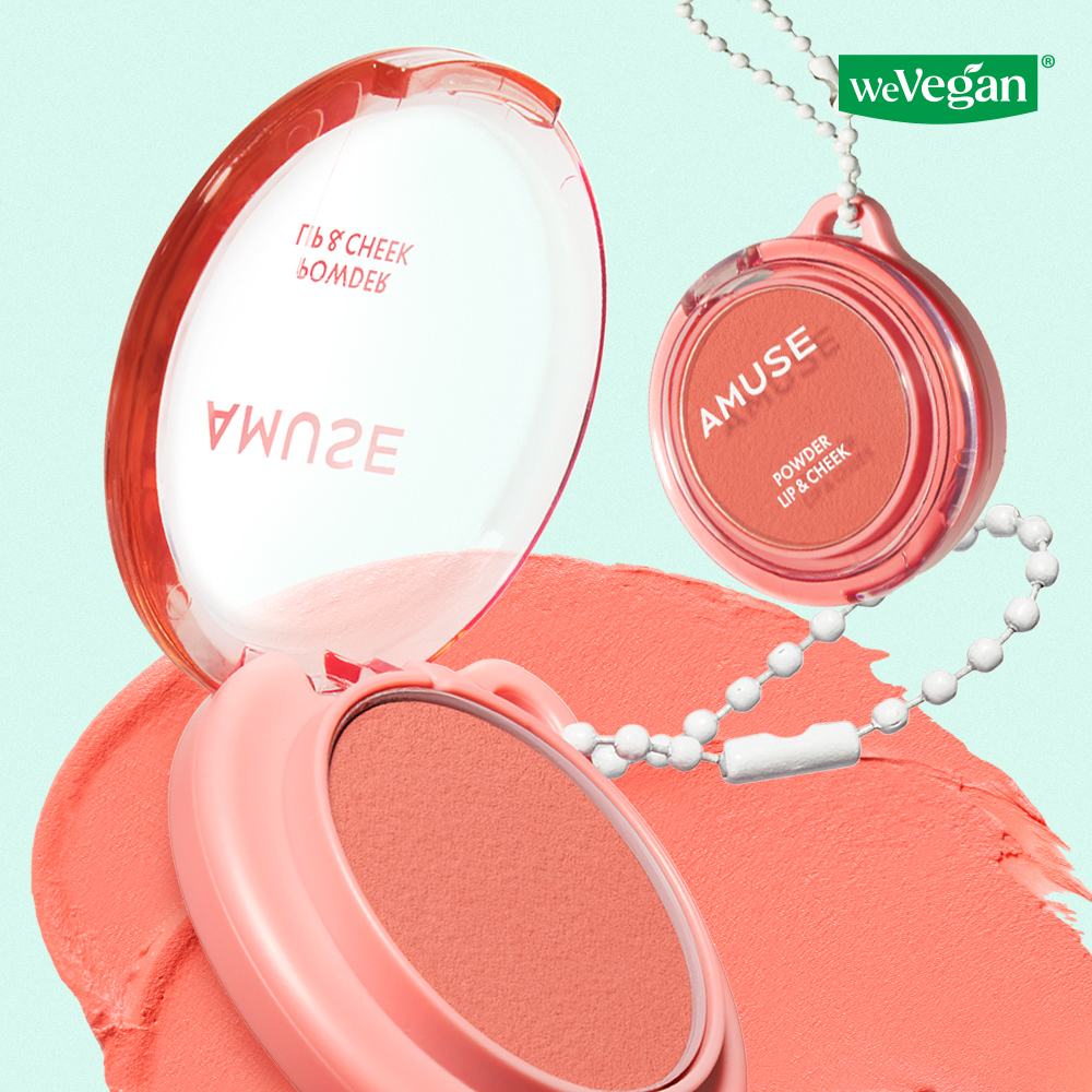 Amuse Powder Lip & Cheek 4g 12 types (plan/single item)