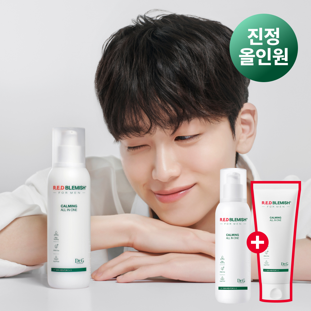 [트러블/면도후] 닥터지 레드 블레미쉬 포 맨 진정 올인원 150ml 2종 (단품/증정 기획)