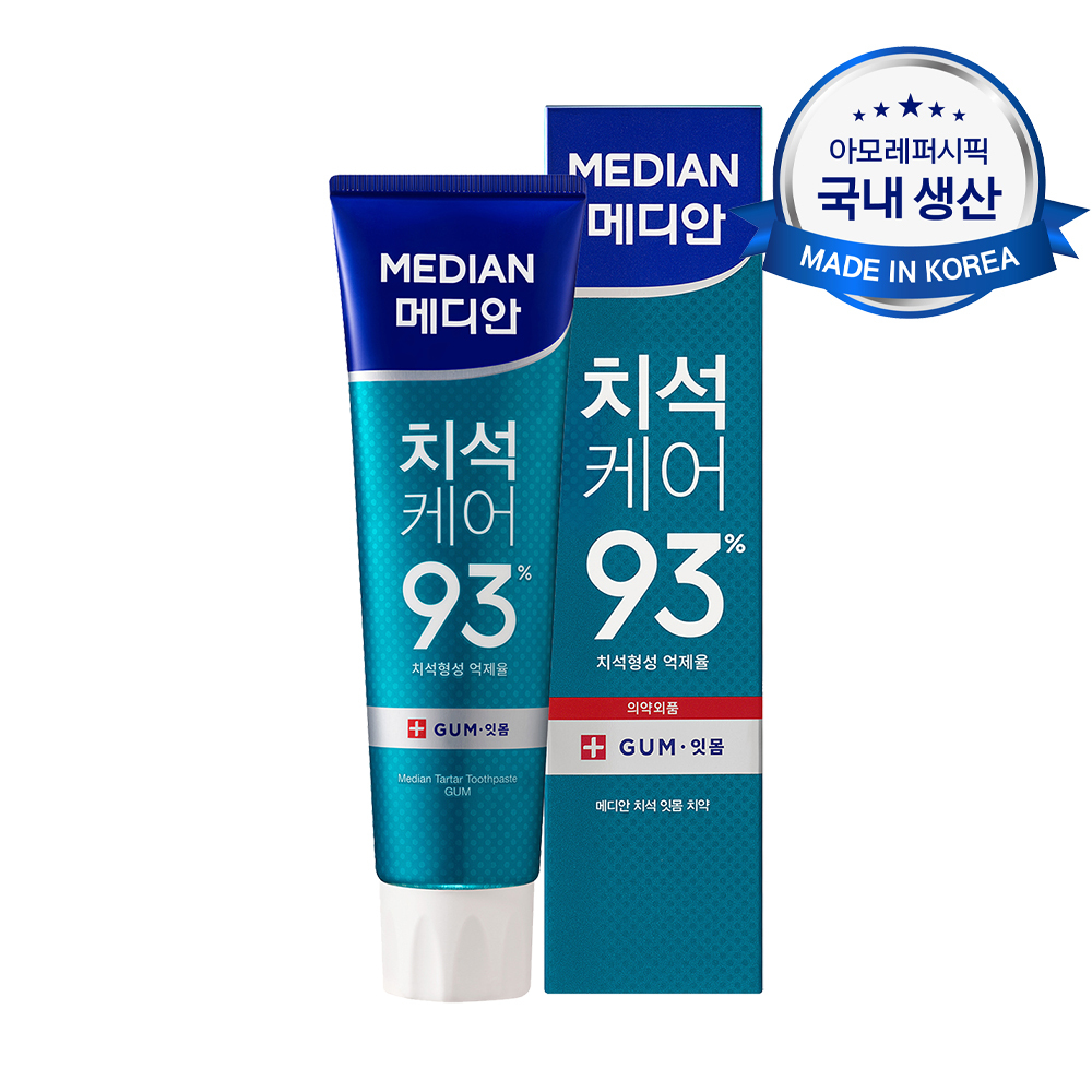 [불소 포함]메디안 치석케어 잇몸 치약 120G