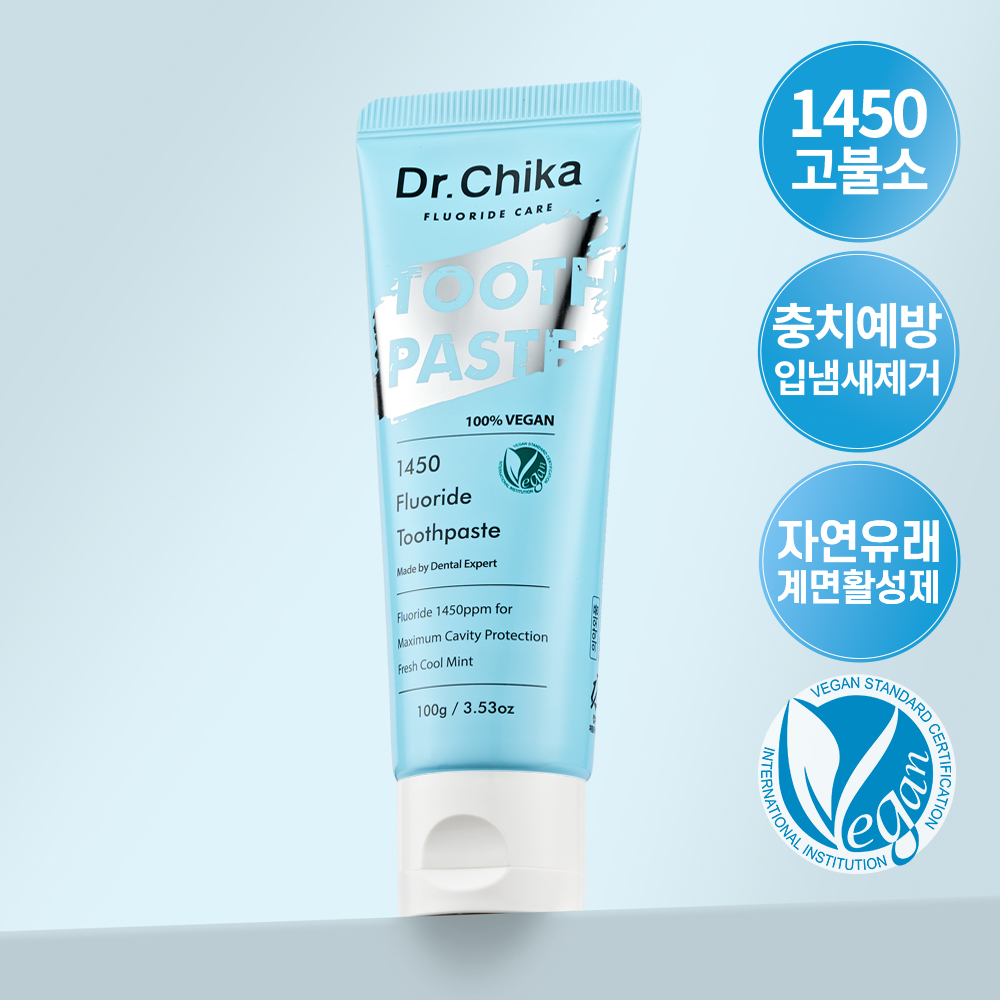 닥터치카 고불소 케어 치약 (1450ppm) 100g