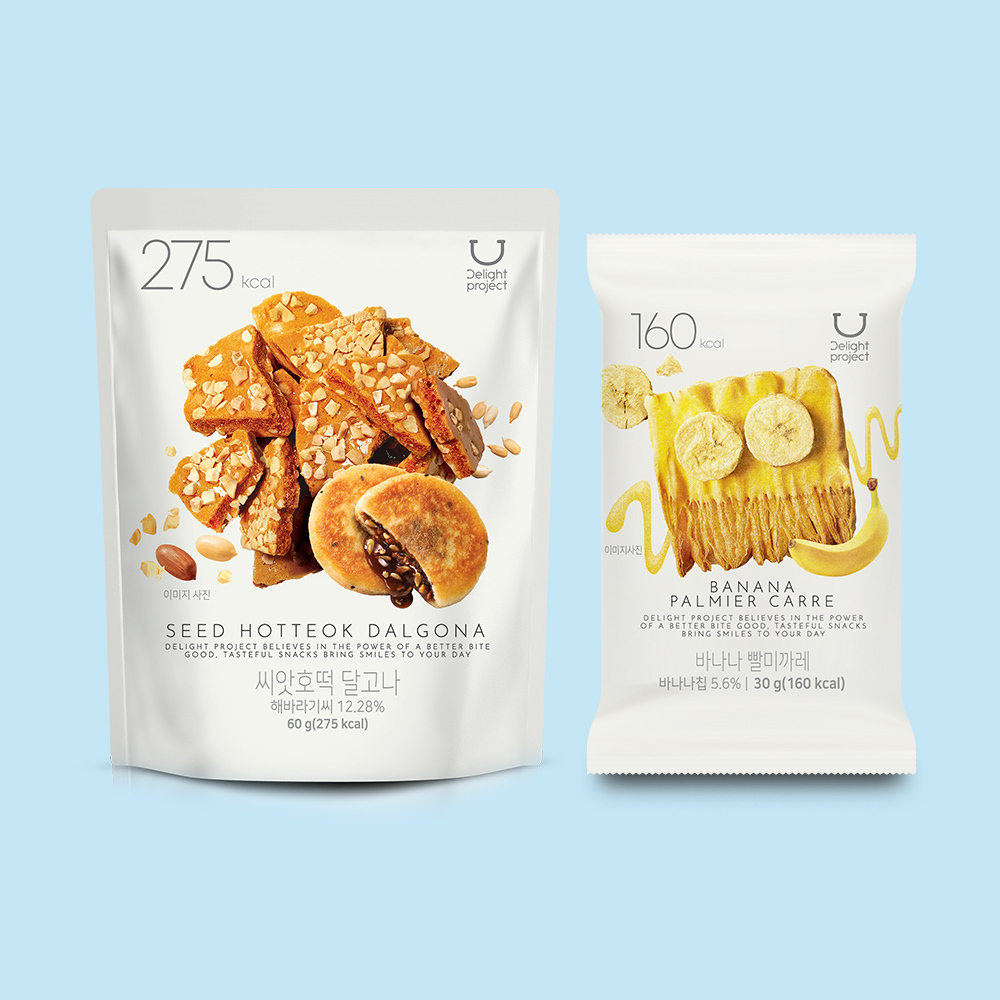 [Busan Edition] Delight Project Busan Edition Snacks 2 Types (Dalgona/Palmier Carré)