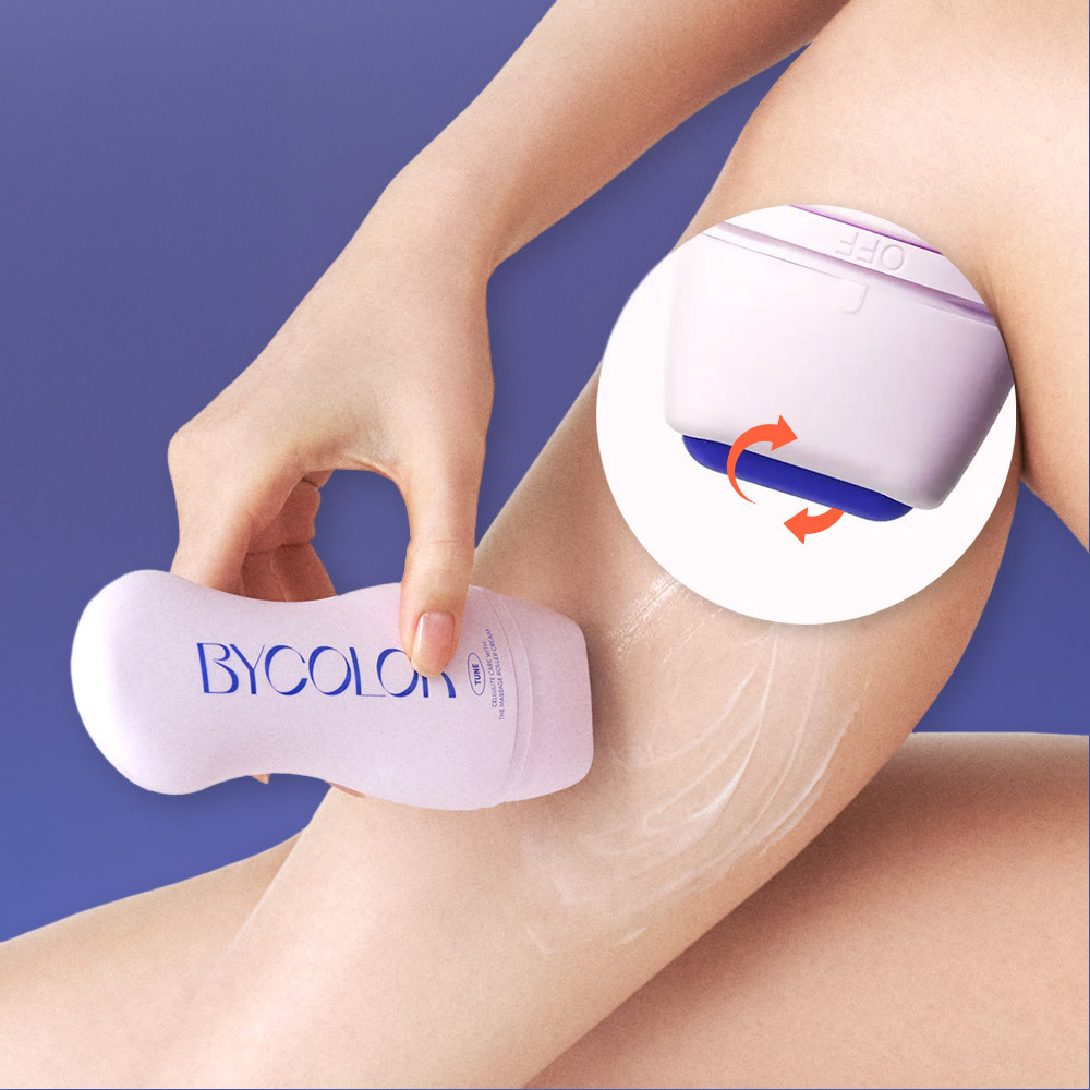 바이컬러 셀룰라이트 롤러 괄사 크림 120ml