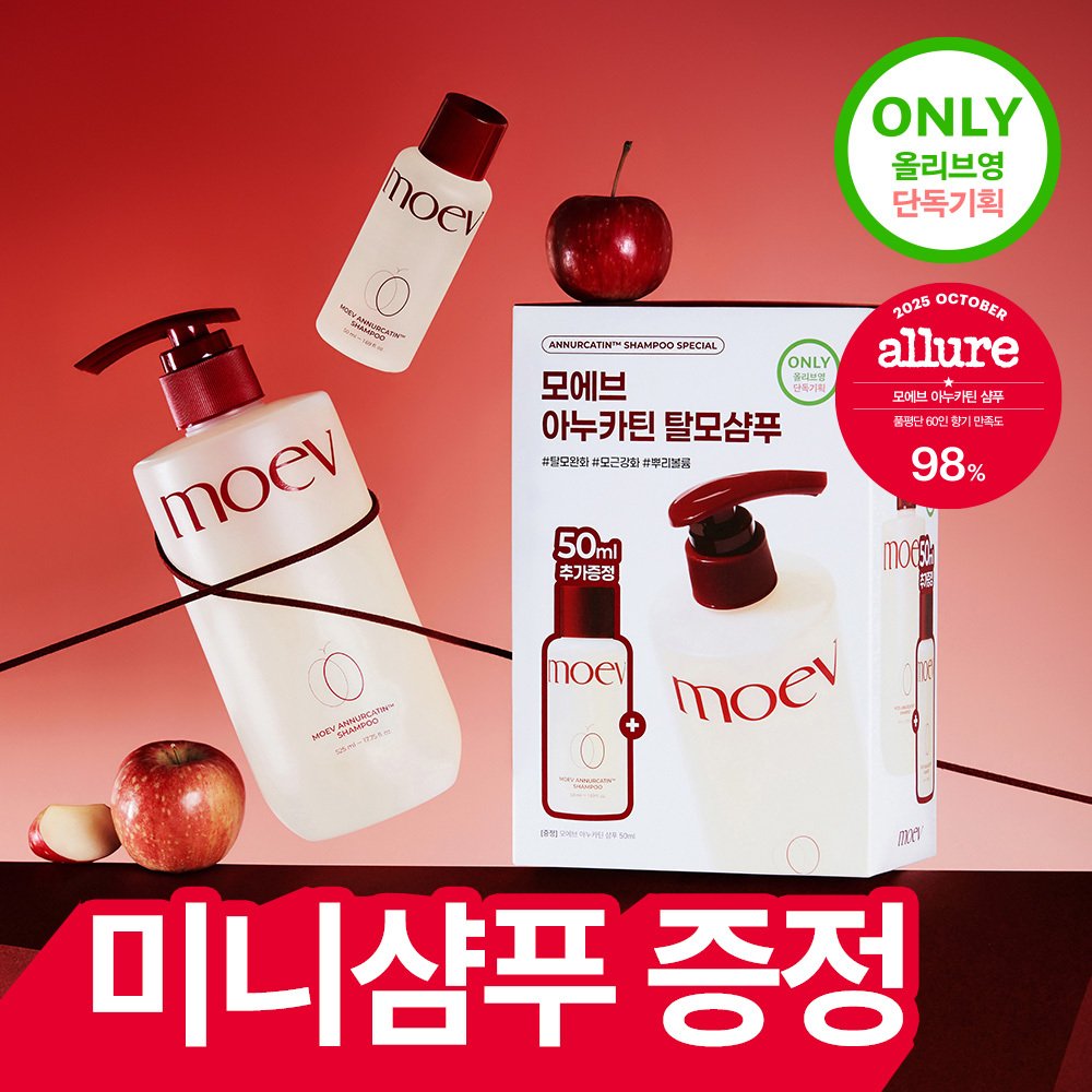 Moev Anukatin hair loss symptom relief shampoo 525ml special (+ 50ml free)