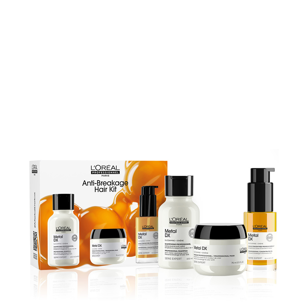 L'Oréal Professional Metal DX Discovery 3-piece kit (shampoo 100ml + mask 75ml + oil 30ml)