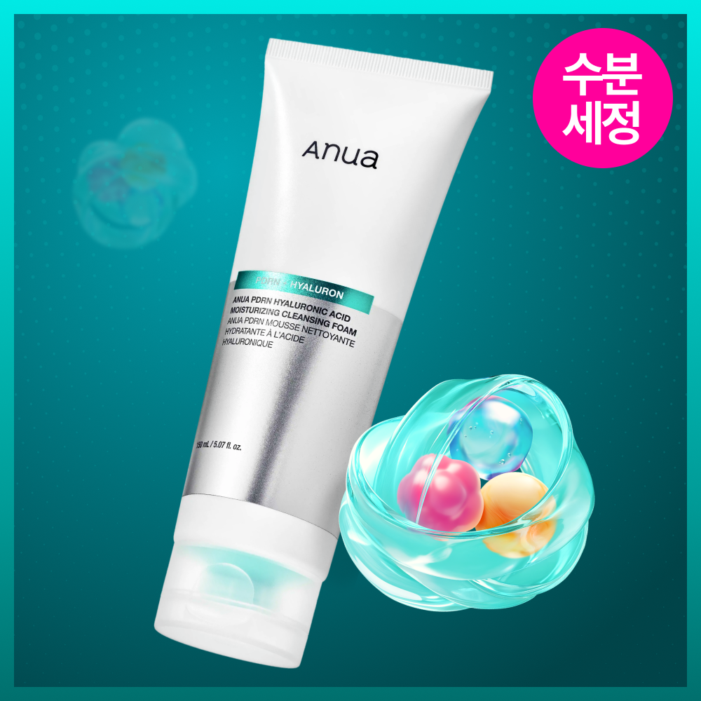 아누아 피디알엔 히알루론산 수분 클렌징폼 150ml