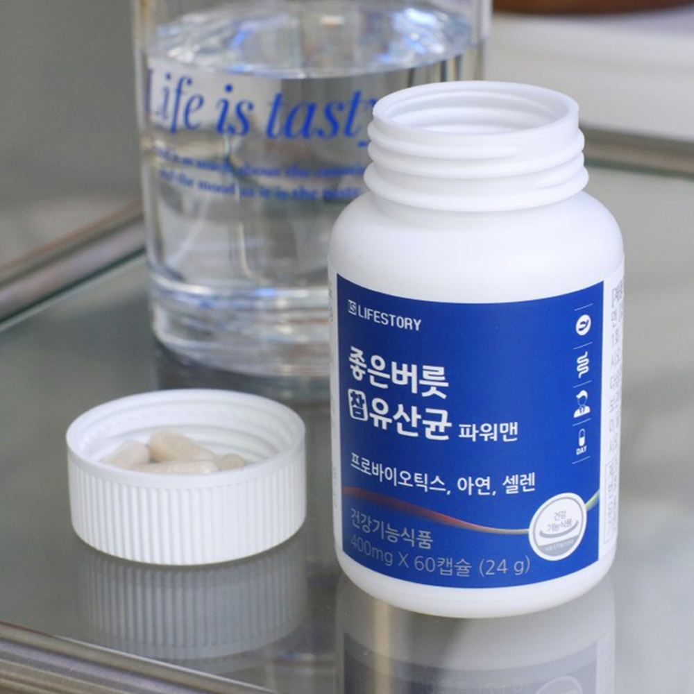 좋은버릇 참 유산균 파워맨 남성유산균 60캡슐 (2개월분)
