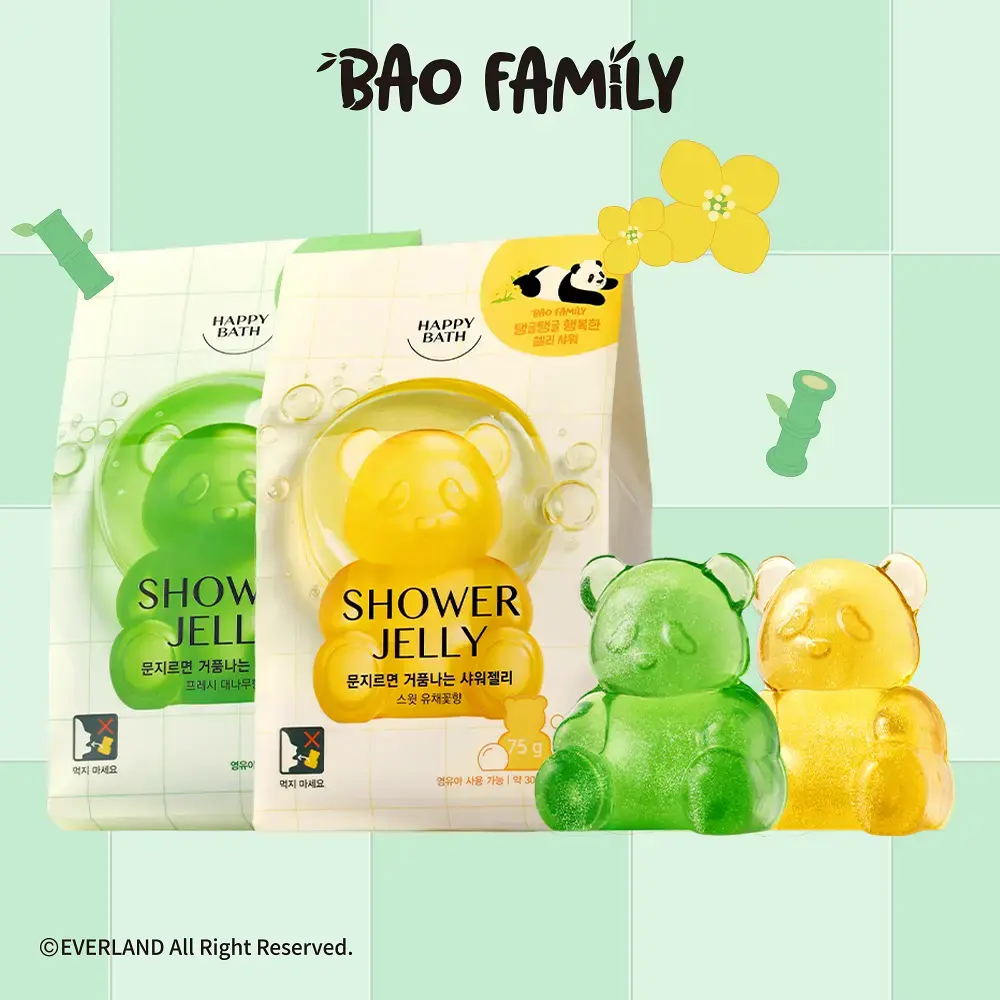 Happy Bath Original Collection Shower Jelly 75g 2 types (bamboo/rape flower)