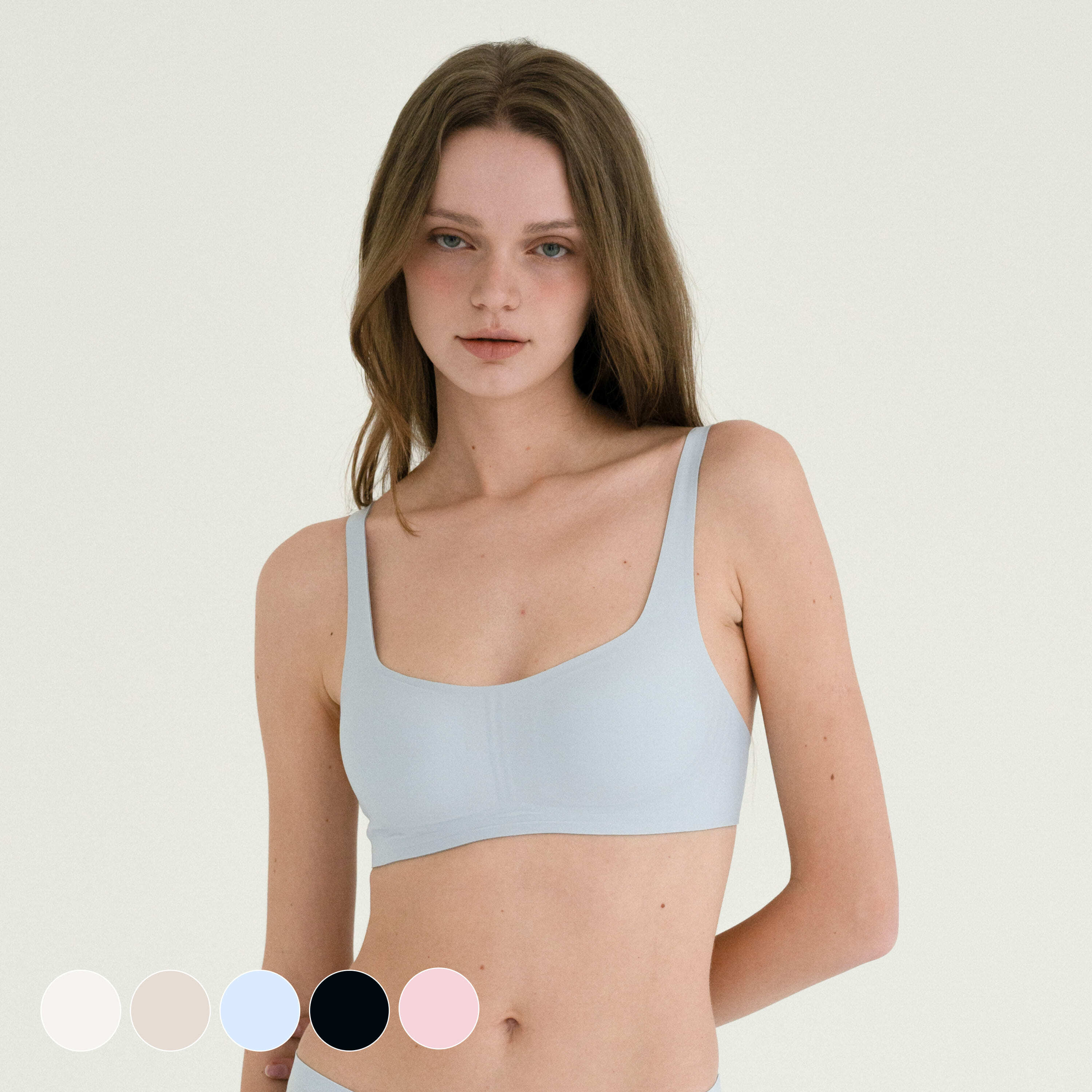 플라이코지 더블핏 하프 브라 5colors (S, M, L)