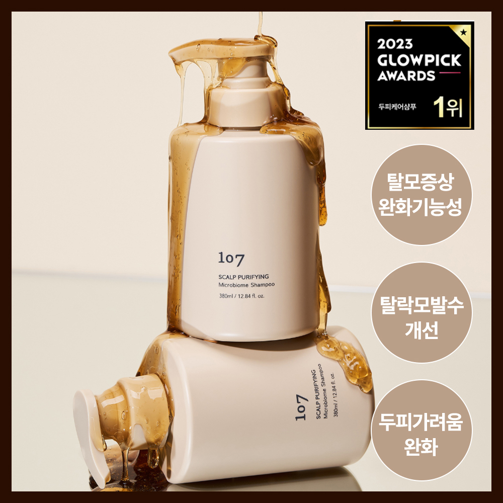 One O Seven Scalp Purifying Microbiome Shampoo 380ml