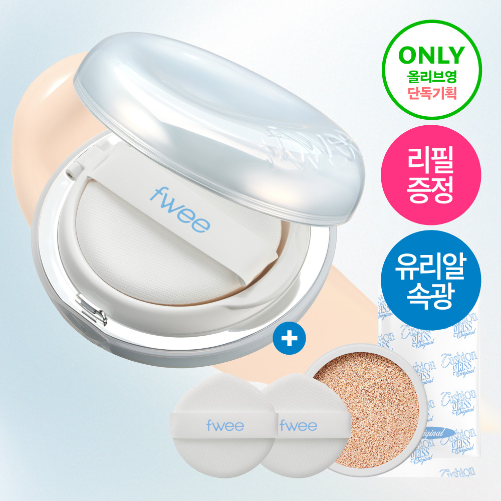 5 types of Pu Cushion Glass Original 13g refill plan (+ 2 free refill pouches/puffs)