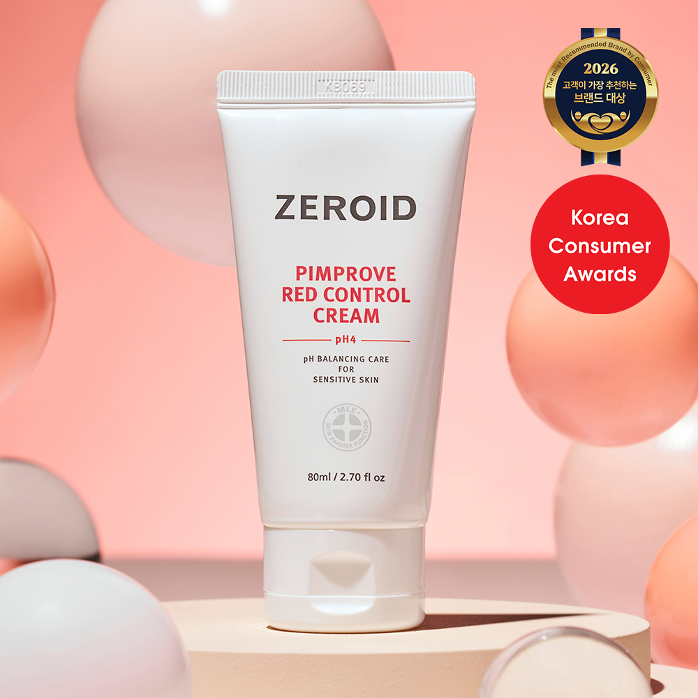Trouble Skin Chucheon / Yaksanseong Sheets Byeok Care Jedeu Pimpeubeu Red Keonteurol Cream pH 4 80 ml ([트러블 피부 추천/약산성 장벽 케어] 제로이드 핌프로브 레드 컨트롤 크림 pH4 80ml)