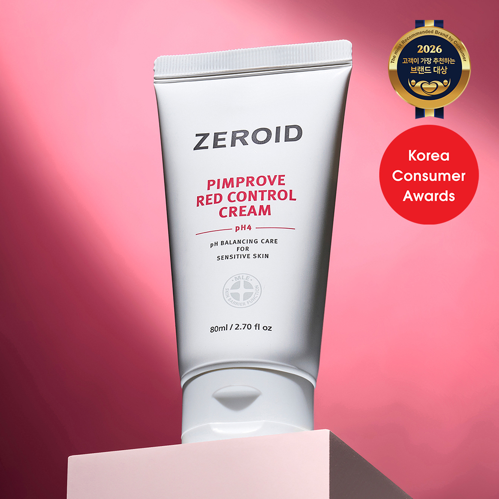 Trouble Skin Chucheon / Yaksanseong Sheets Byeok Care Jedeu Pimpeubeu Red Keonteurol Cream pH 4 80 ml ([트러블 피부 추천/약산성 장벽 케어] 제로이드 핌프로브 레드 컨트롤 크림 pH4 80ml)