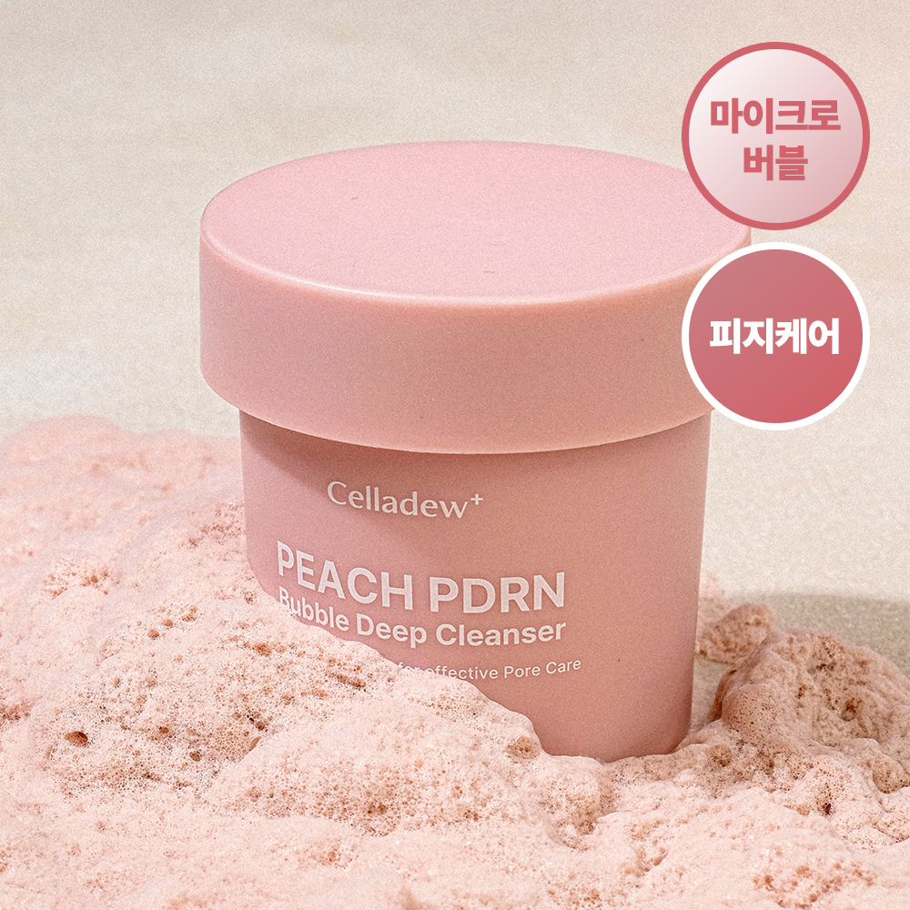 셀라듀 피치 PDRN 버블 딥 클렌저 90g
