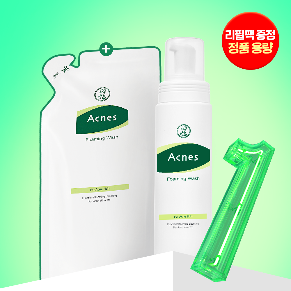 아크네스 포밍워시 200mL 리필 기획 (+리필200ml)