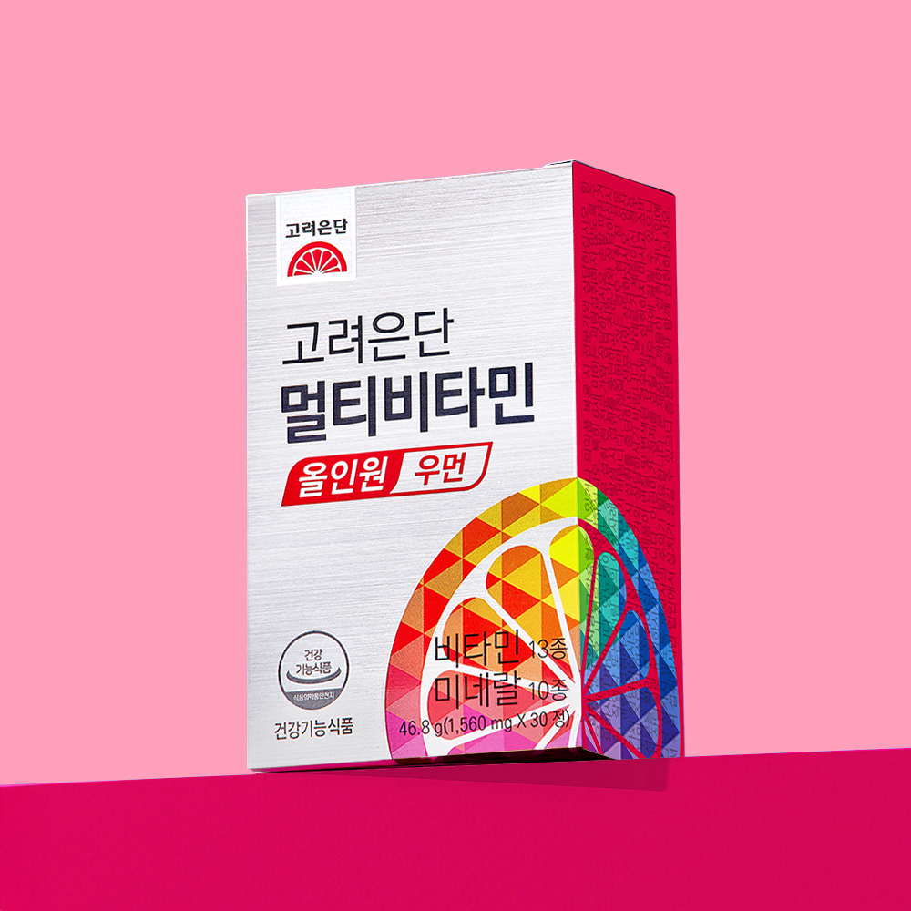 고려은단 멀티비타민 올인원 우먼 30정 (1개월분)