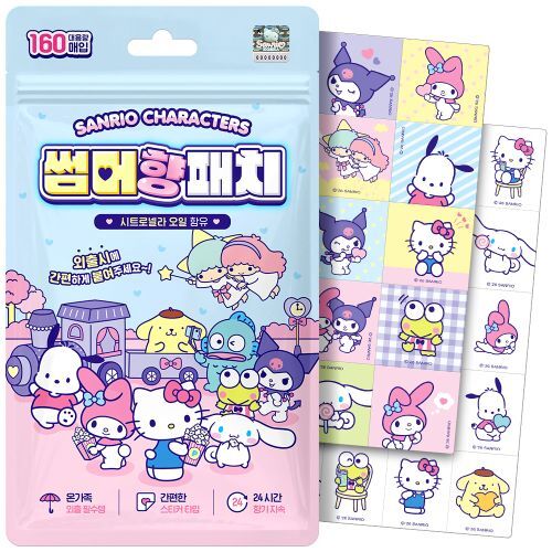 아텍스 산리오캐릭터즈 썸머향패치 대용량 160매