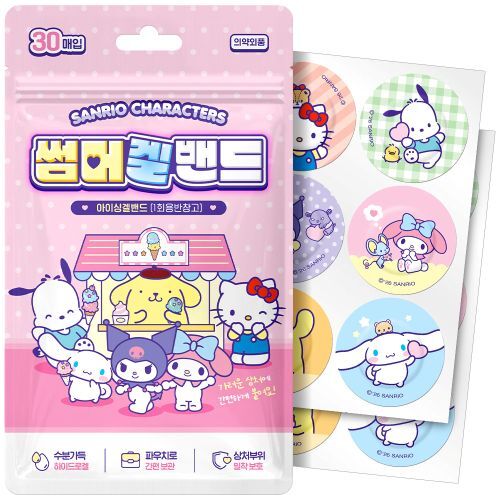 아텍스 산리오캐릭터즈 썸머겔밴드 30매