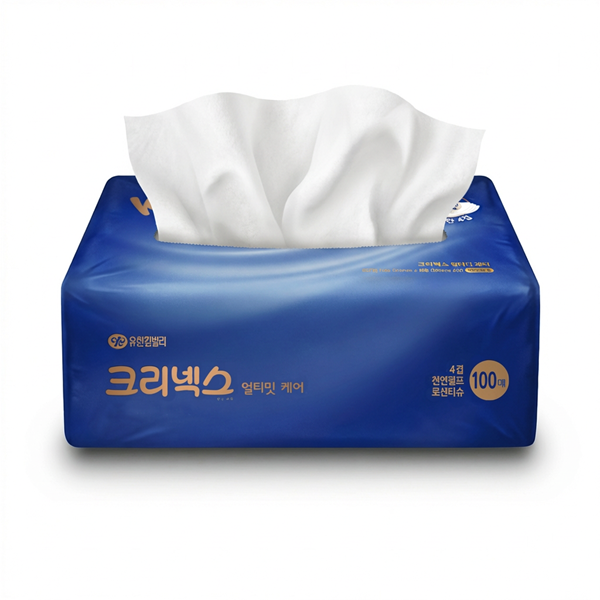 크리넥스 얼티밋 케어 로션티슈 100매*3팩