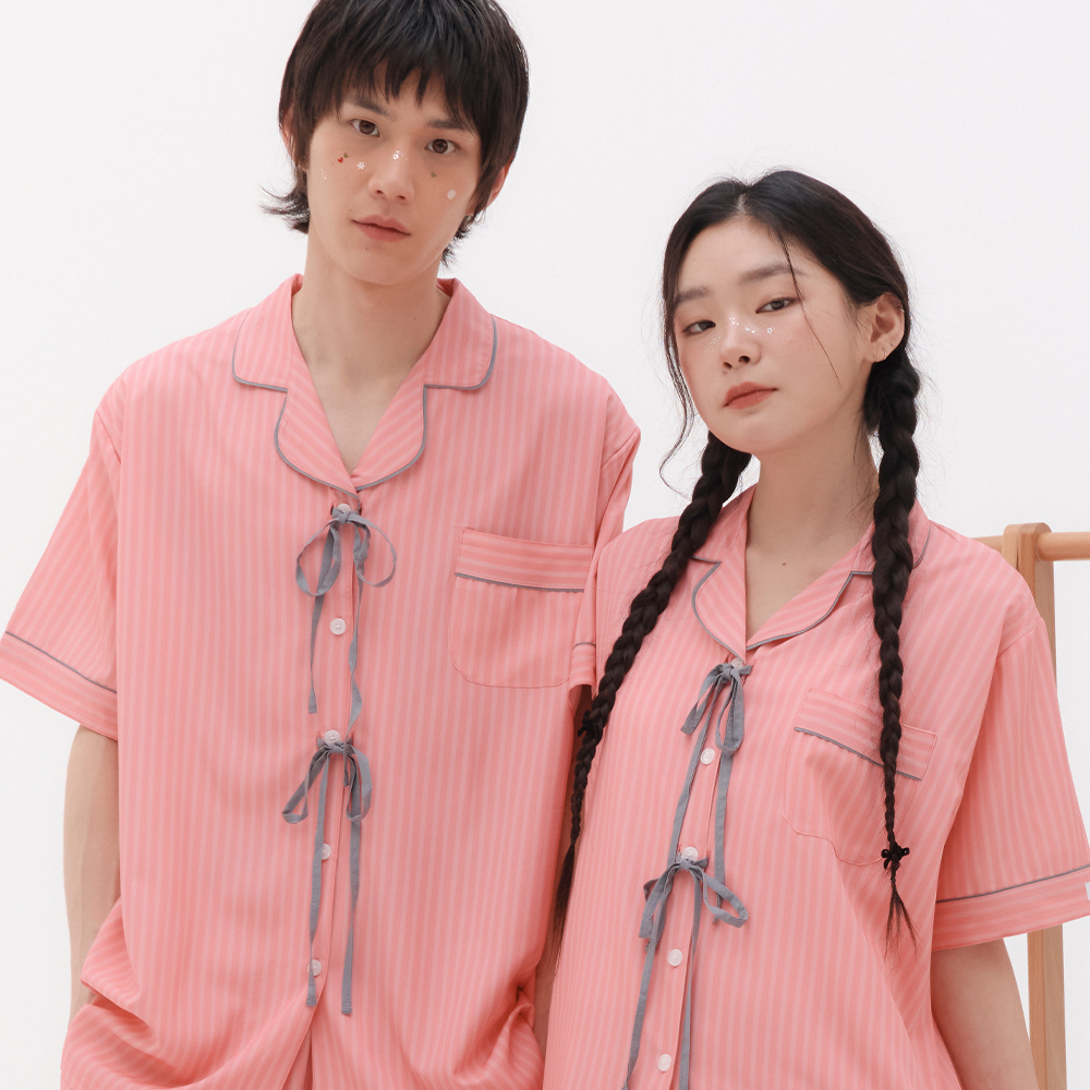 [올리브영 단독] 오프아워 베이비드림 반팔+긴바지 잠옷 세트 (M, L, XL)