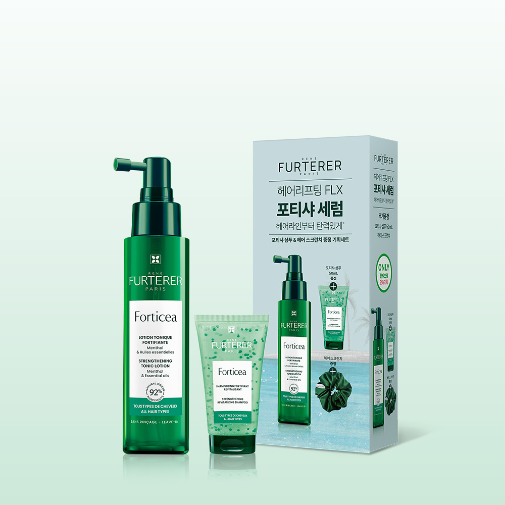르네휘테르 포티샤 두피 세럼 100ml / 포티샤 샴푸 (단품/기획)