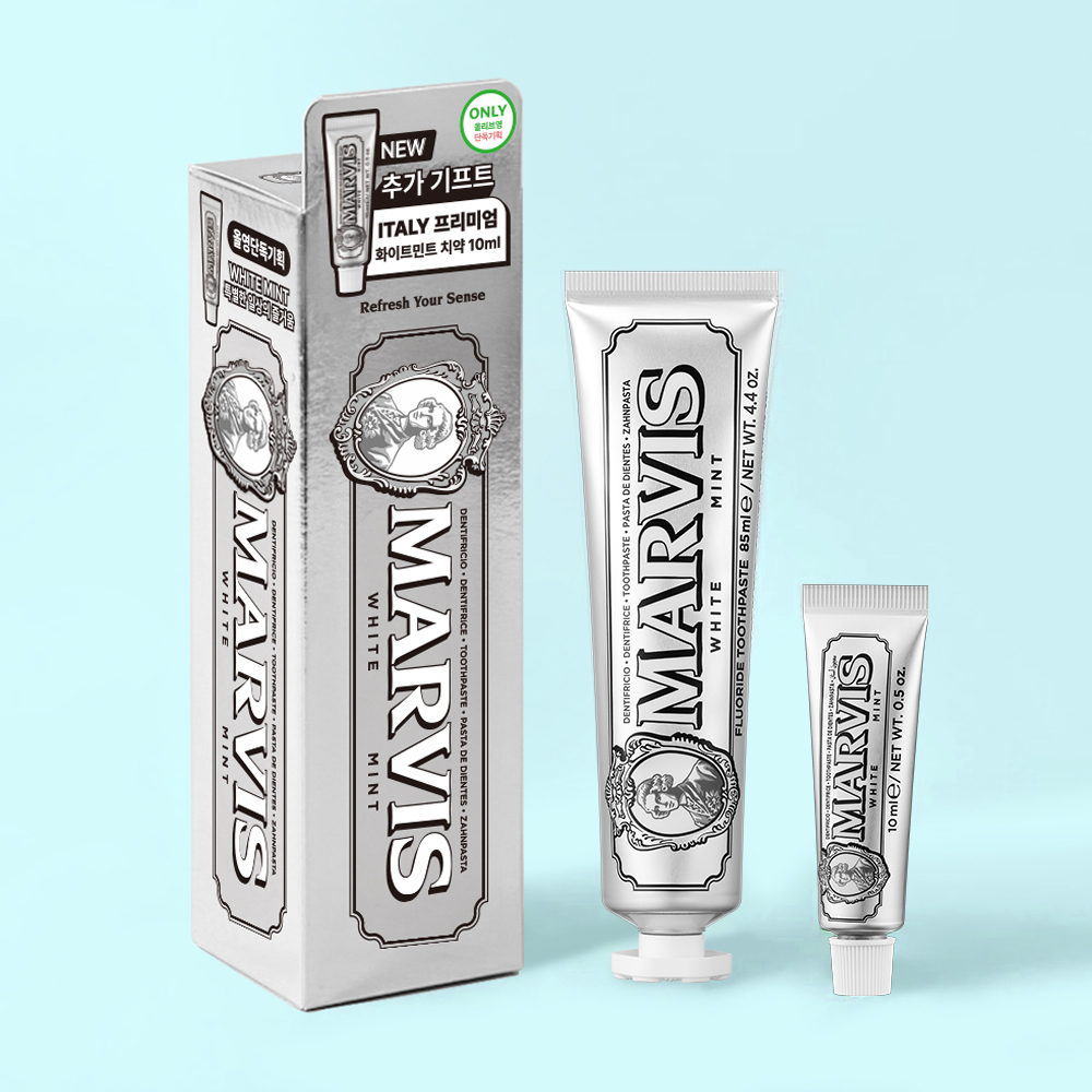 [NEW] 마비스 화이트민트 치약 85ml 기획 (+10ml)