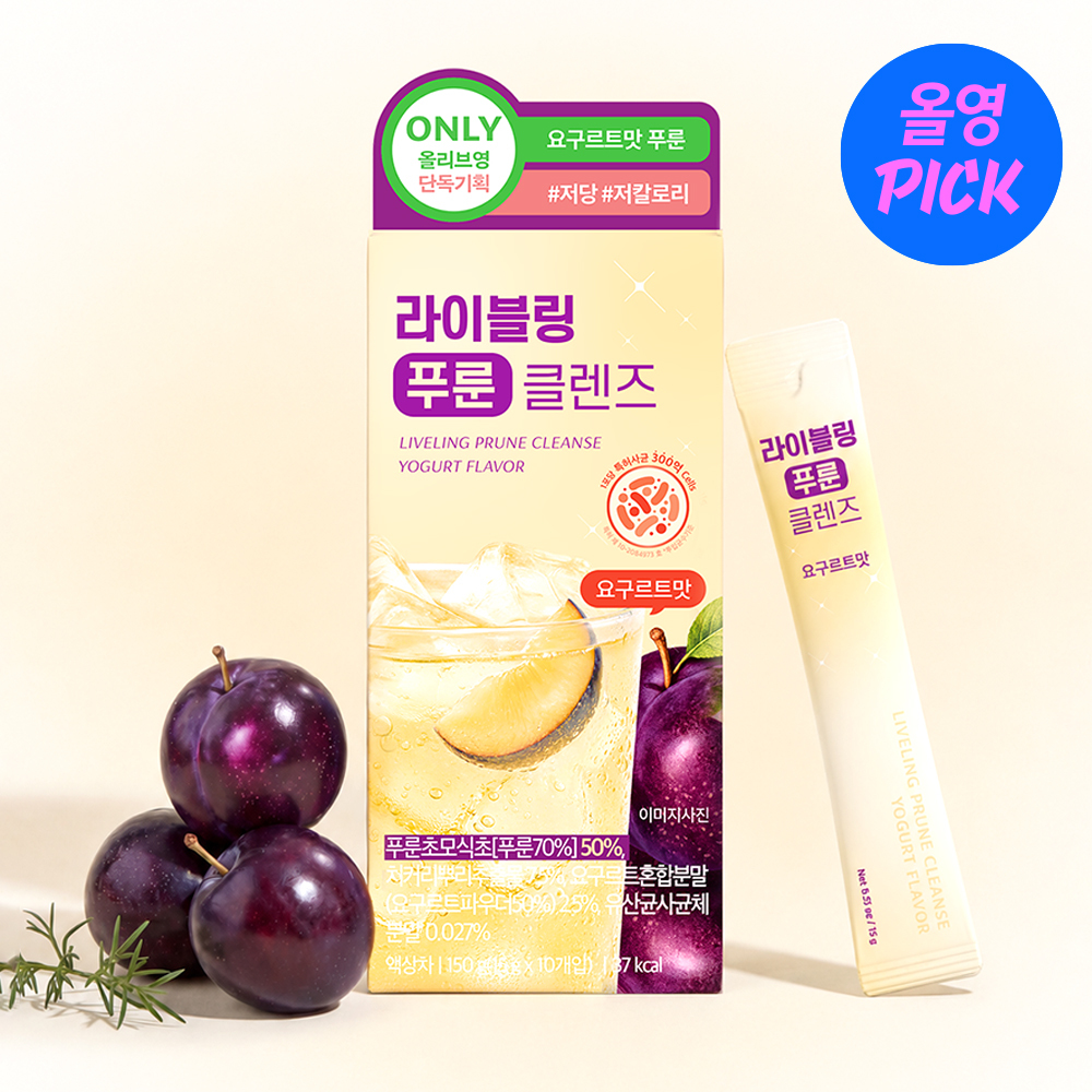[7월 올영픽] 라이블링 푸룬 클렌즈 요구르트맛 15ml*10입