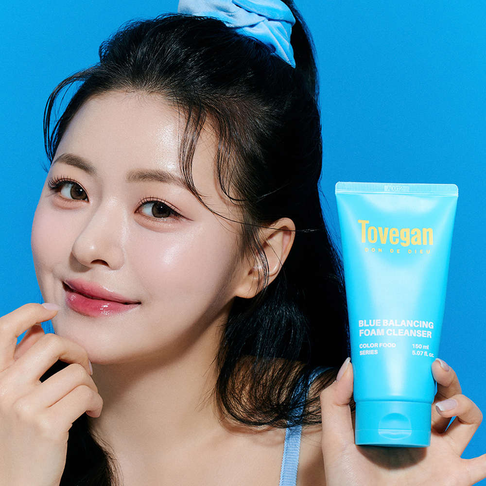 투비건 컬러푸드시리즈 블루 밸런싱 폼클렌저 150ml