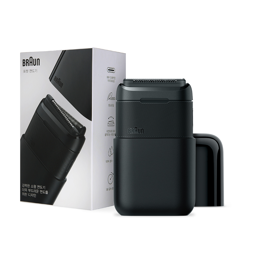 브라운 시리즈X 휴대용 면도기 M1012 BLACK