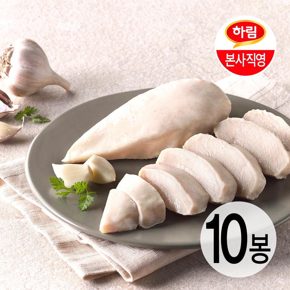 하림 닭가슴살 갈릭 100g 10팩(올리브영 상품 이미지)