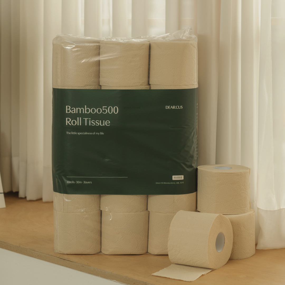 디어커스 뱀부500 먼지없는 대나무 화장지 3겹 30롤