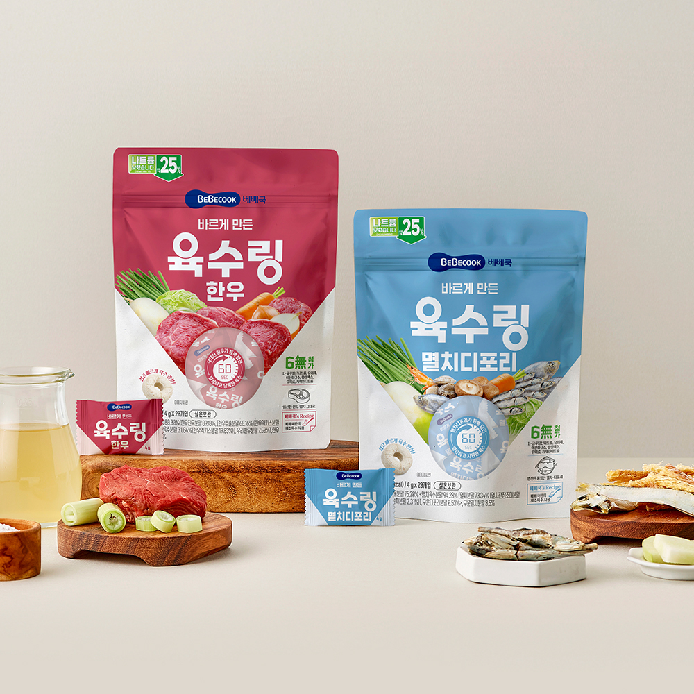 베베쿡 바르게 만든 육수링 1개(4g x 20개입) 2종 택1