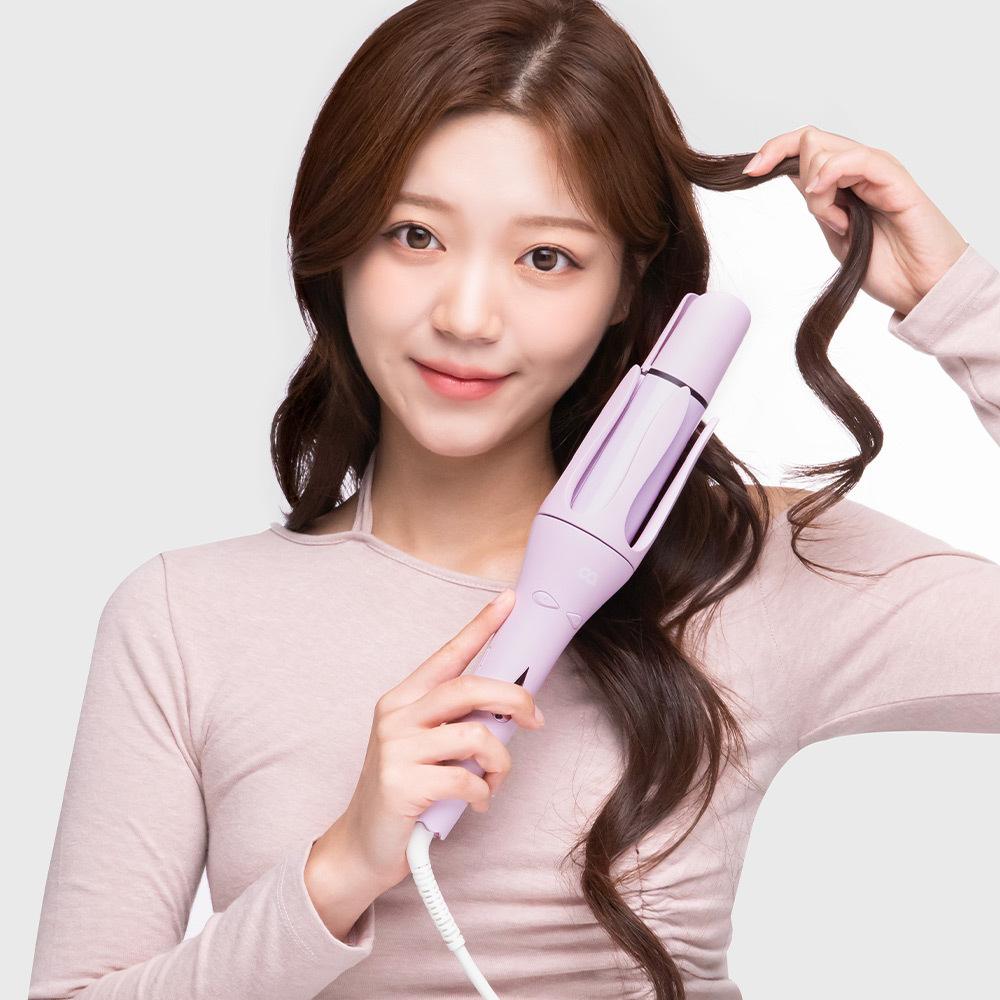 오아 오토 고데기 자동 회전 봉고데기 웨이브 아이롱 롤링 고대기 40mm