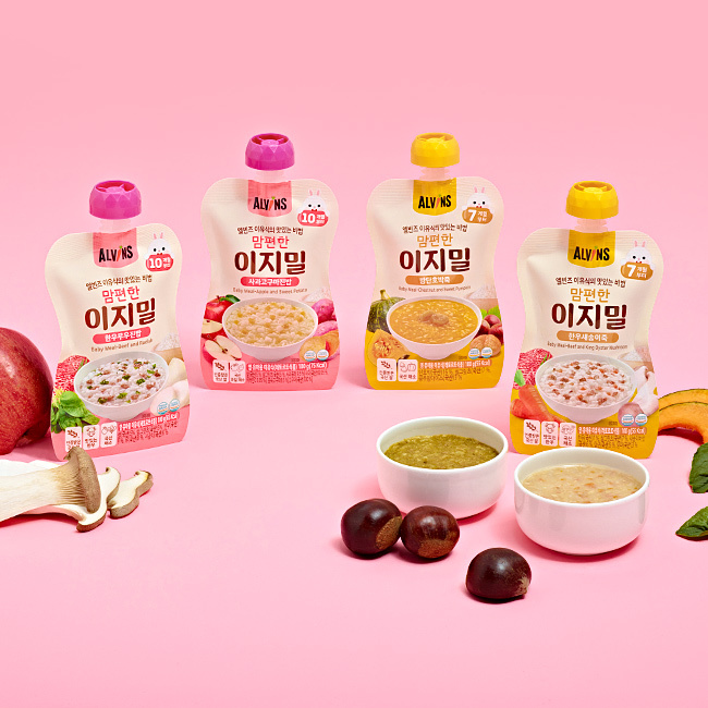 엘빈즈 맘편한이지밀 실온이유식(파우치형) 중~완료기 (100g x 10개) 4종 택1