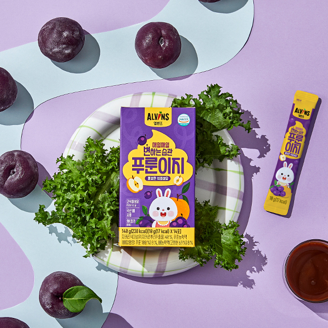 엘빈즈 매일매일 변하는 습관 푸룬이지 1박스 (10g x 14개입)