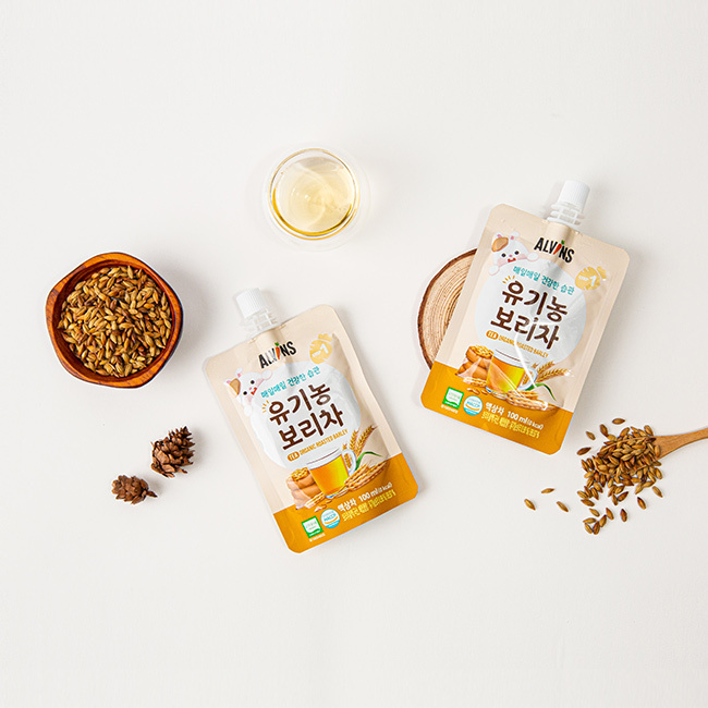 엘빈즈 보리차/작두콩 현미차 1박스 (100ml x 10팩) 2종 택1