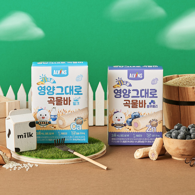 엘빈즈 11곡물 영양그대로 곡물바 골고루 6개 (40g x 6개)